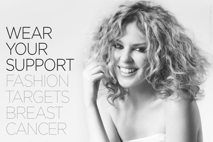 Breakthrough Breast Cancer: female celebrities such as Kylie Minogue have fronted its ads