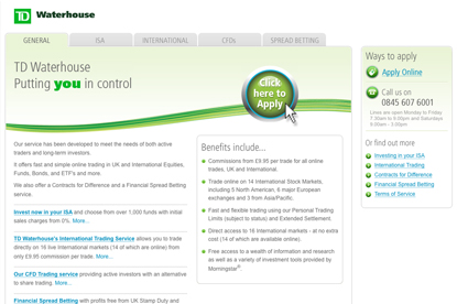 TD Waterhouse…looking for an agency