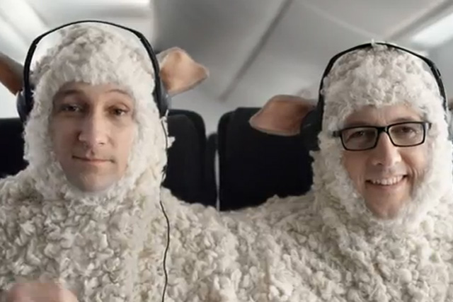 Air New Zealand: quirky ads feature sheep twins Mason and Jason