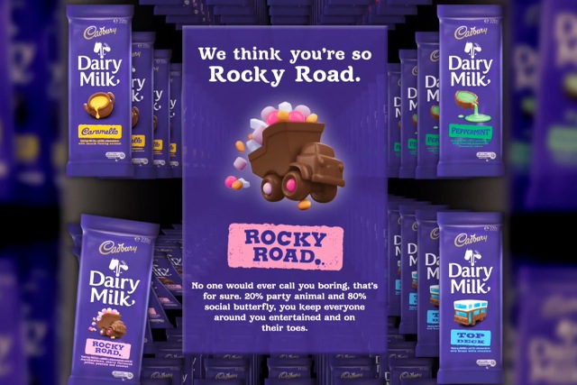 Cadbury's Joy Generator: dispenses chocolate bar based on Facebook profile
