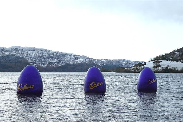 Cadbury eggs have been slowly rising in Loch Ness