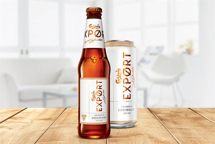 Carlsberg Export: new design launching in February