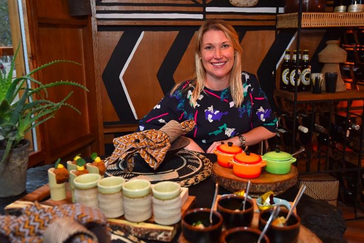 Virgin Holidays' Claire Cronin relaxing in the Dream Bigger Treehouse on London's Southbank