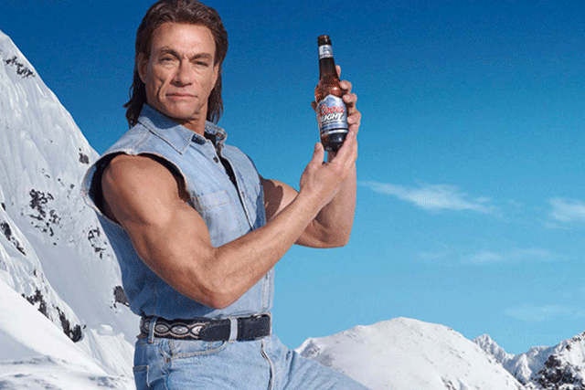 Jean-Claude Van Damme: stars in Coors Light campaign