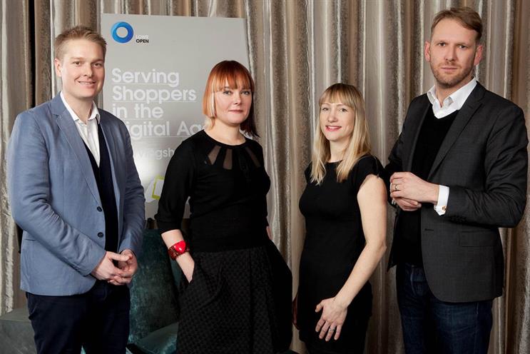 L-R: Anthony Hopper, Becky Power, Hannah Partridge, Simon Goodall
