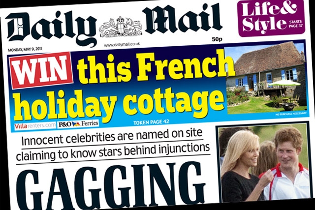The Daily Mail: Holiday cottage offer