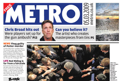 Metro boss confident despite double-digit fall in ad revenue