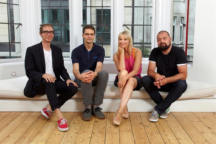 Dare: (left to right) Alexiou, Cooper, Thomas and Heiss form the new senior line-up