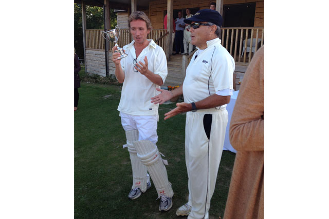 Johnny Hornby with Sir Martin Sorrell
