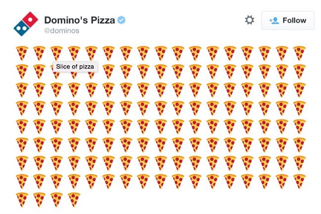 Domino's: US-based pizza lovers can now tweet an emoji to order pizza