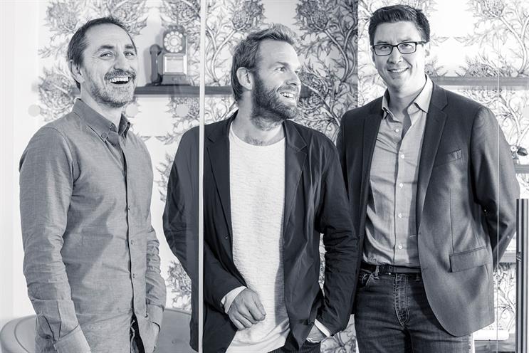 Droga, Kolbusz and Scott (l-r): London office's revamped management line-up
