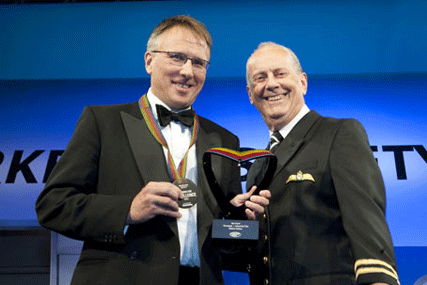 Come fly with me: Andrew Mullins and Gyles Brandreth