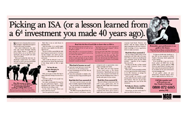 M&G Investments: media pitch