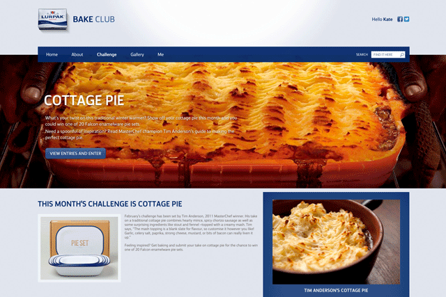 Lurpak: relaunches its online Bake Club offering