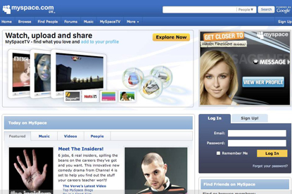 MySpace... redundancies