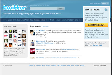 Twitter: used as model for new startup TweetUp