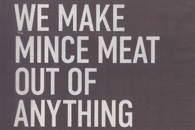 Game: press ad wording plays on horsemeat scandal