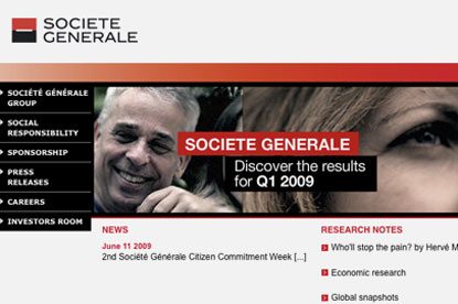 Société Générale…reviewing its media account