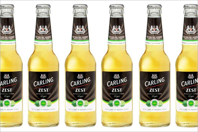 Carling Zest: citrus beer from the Molson Coors brand