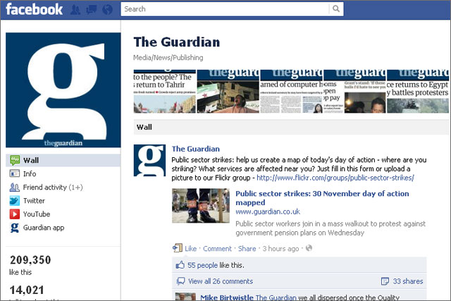 The Guardian: boosts readership with Facebook app