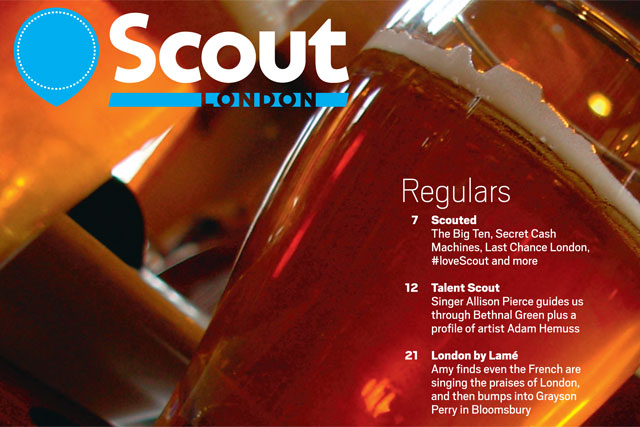 Scout London: free listings guide launches in April