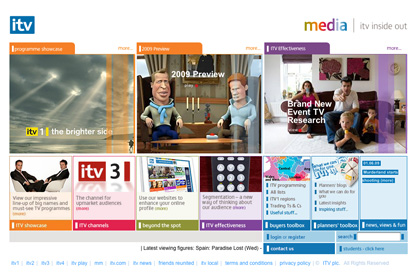 ITV... new site