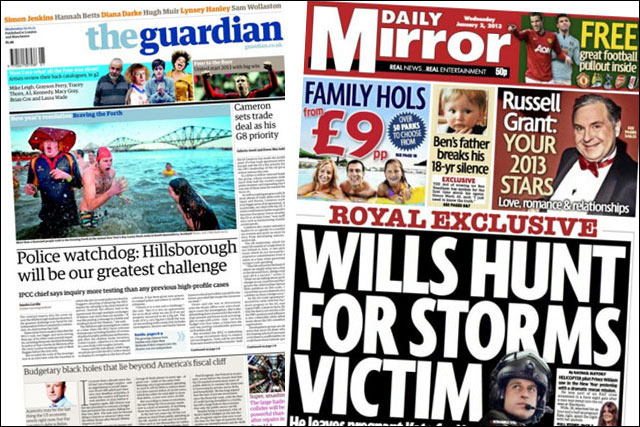 Price rise: The Guardian and Daily Mirror announce cover price increases