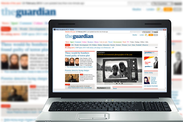 Mail Online and Guardian lead record highs for newspaper sites in January