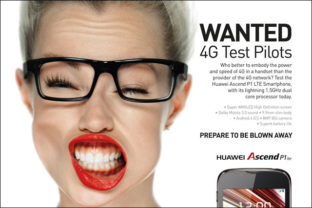 Huawei: Chinese telecoms group markets its 4G smartphones
