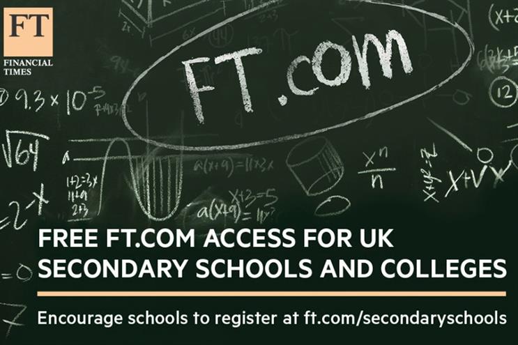 FT: teams up with Lloyd's Bank to offer students free access