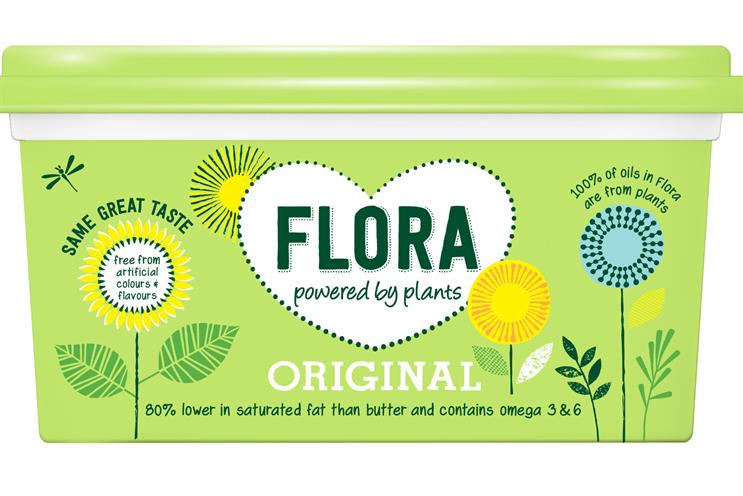 Flora: re-positioned last year to appeal to fans of 'plant-based' food