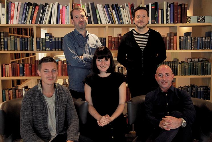 Fold7 creatives: (l-r) Ducker, Elms, Aston, Newey and Seath