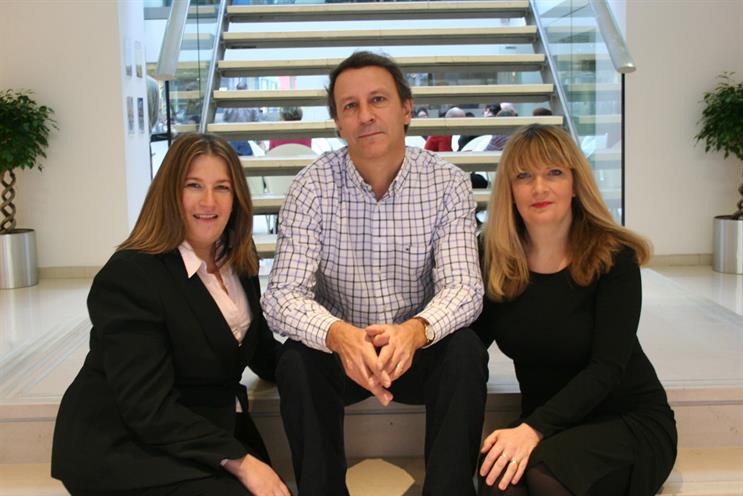 Management team: Fox (left) will work with the chairman, Heath (centre), and the ECD, Bullard