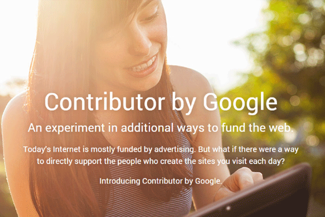 Google Contributor: exchanges ads for subscriptions