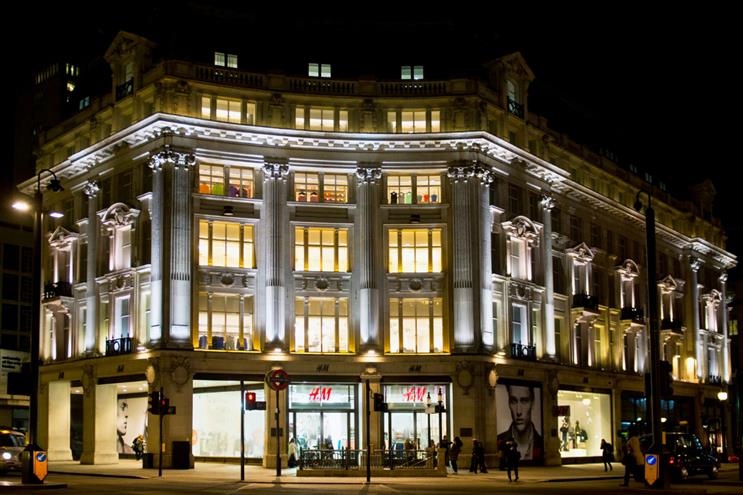 H&M: Oxfrord Circus store, London