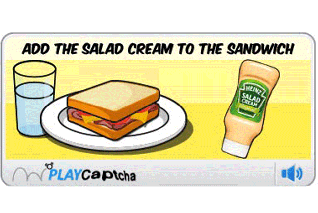 Heinz: uses PlayCaptcha interactive games