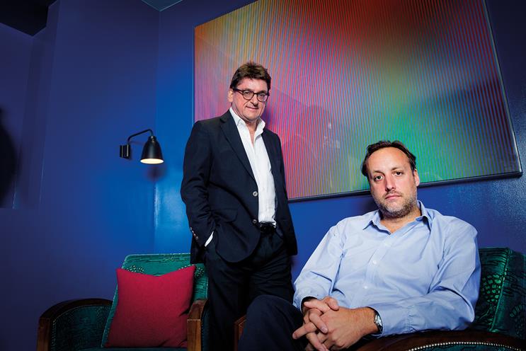 The Groucho Club: Hobbs (right) planned management buyout of the club with support from Hurrell