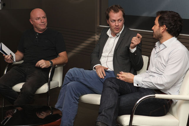 Steve Sutherland: IPC's director of special projects mediates a discussion between Tom Parker Bowles and Giles Coren