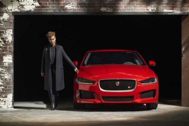 Emeli Sande: in the seat to launch Jaguar XE