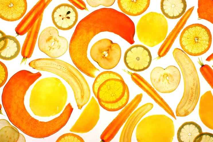 M&S ads: showcasing fruit and vegetables