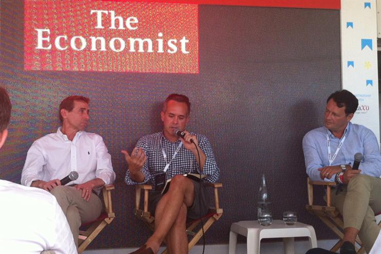Gannon Jones speaking in Cannes
