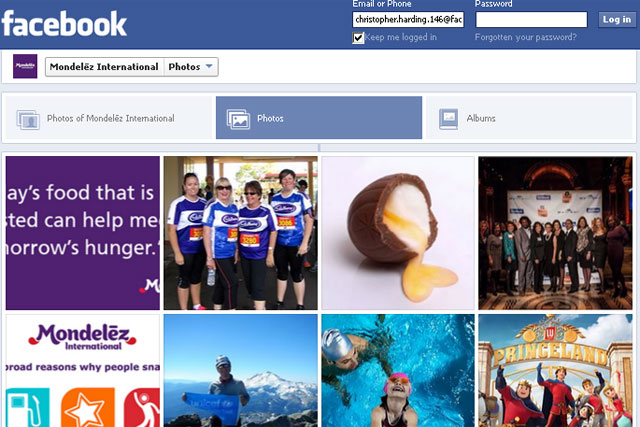 Mondelez International: enters global strategic partnership with Facebook