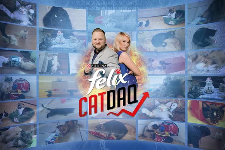Felix: Purina brand's CATDAQ channel on YouTube has received almost 9.5 million views