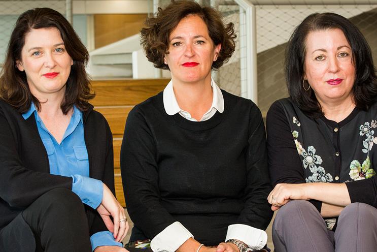 (l-r): Higgins, King and Hendra