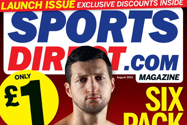 Sportsdirect.com: launches monthly sports and fitness title