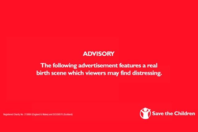 Save the Children 'live birth' ad escapes ban despite 613 complaints