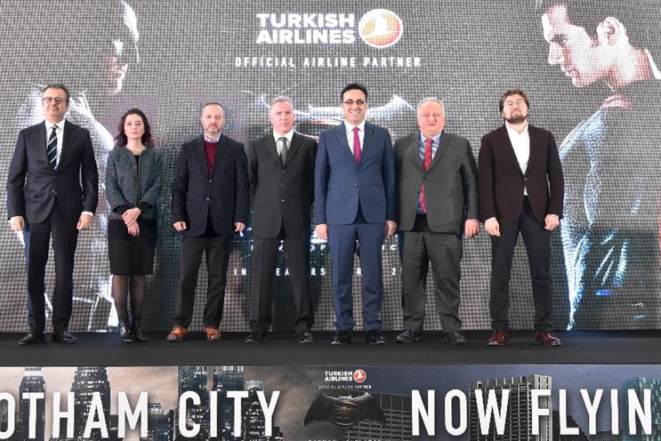 Turkish Airlines has sponsored Batman V Superman