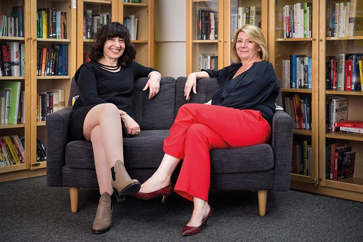 Unerman (left) and Jacob: their book suggests ways for women to break through the glass wall that continues to prevent them from fulfilling their potential at work