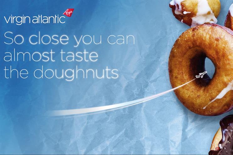 A Naked ad for Virgin Atlantic