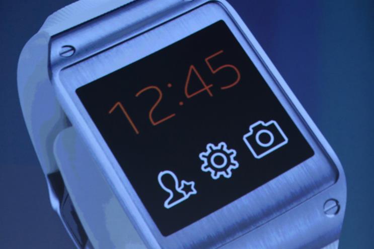 Samsung: unveiled Galaxy Gear at the IFA last week. Credit: Getty Images